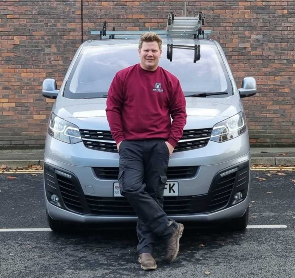 David with van