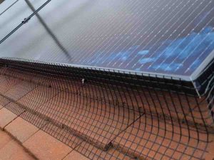 Solar mesh close-up